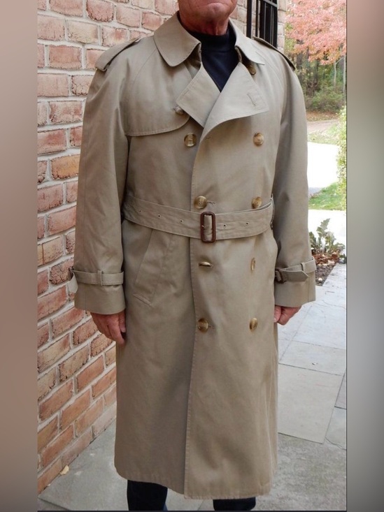 Brooks Brothers Other - VINTAGE BROOKS BROTHERS DOUBLE BREASTED TRENCH COAT SZ 44